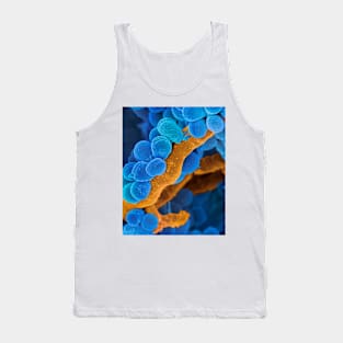 Oral Streptococcus bacteria, SEM (C026/7495) Tank Top